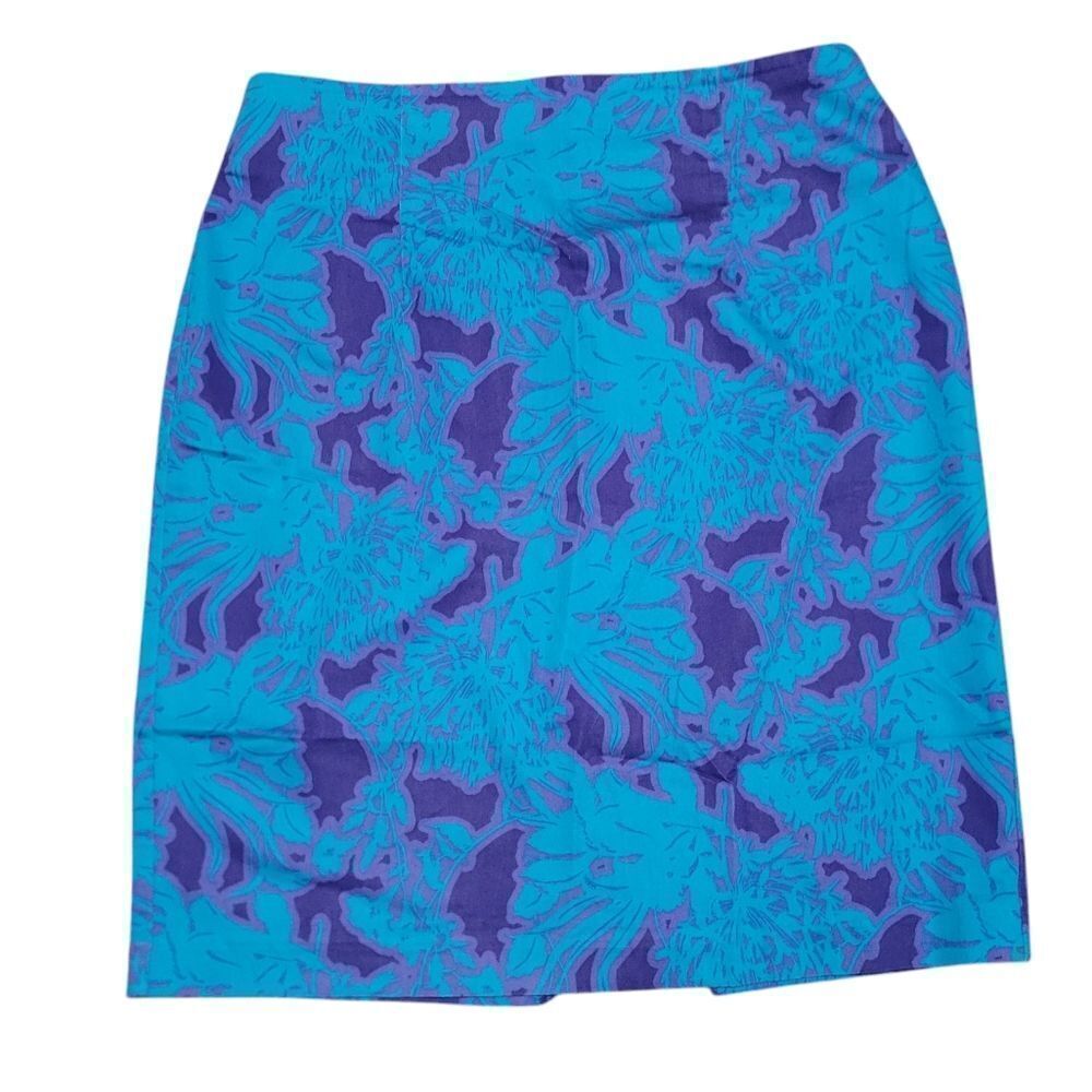 Worthington Spring Blue Pencil Skirt